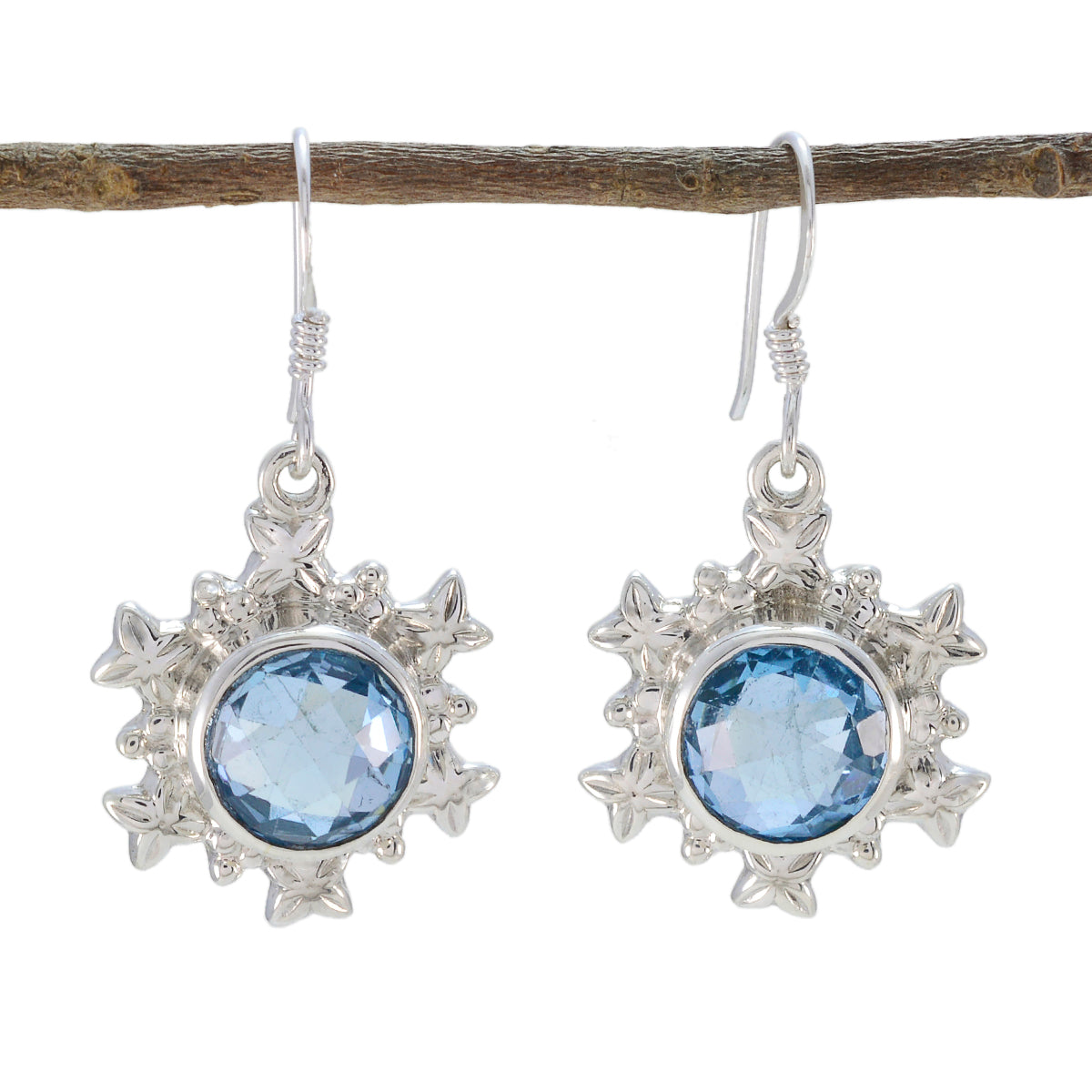 Rina Blue Edgy multiple Dangle Earring