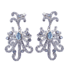 Liyana Blue Edgy multiple Stud Earring