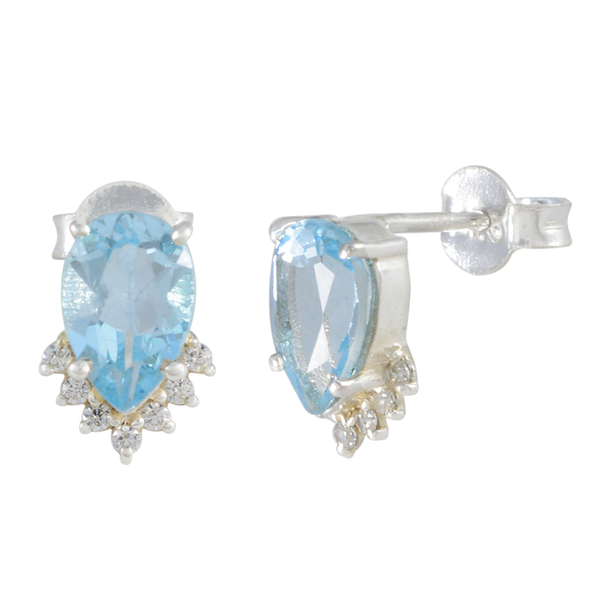 Ying Blue Delicate multiple Stud Earring