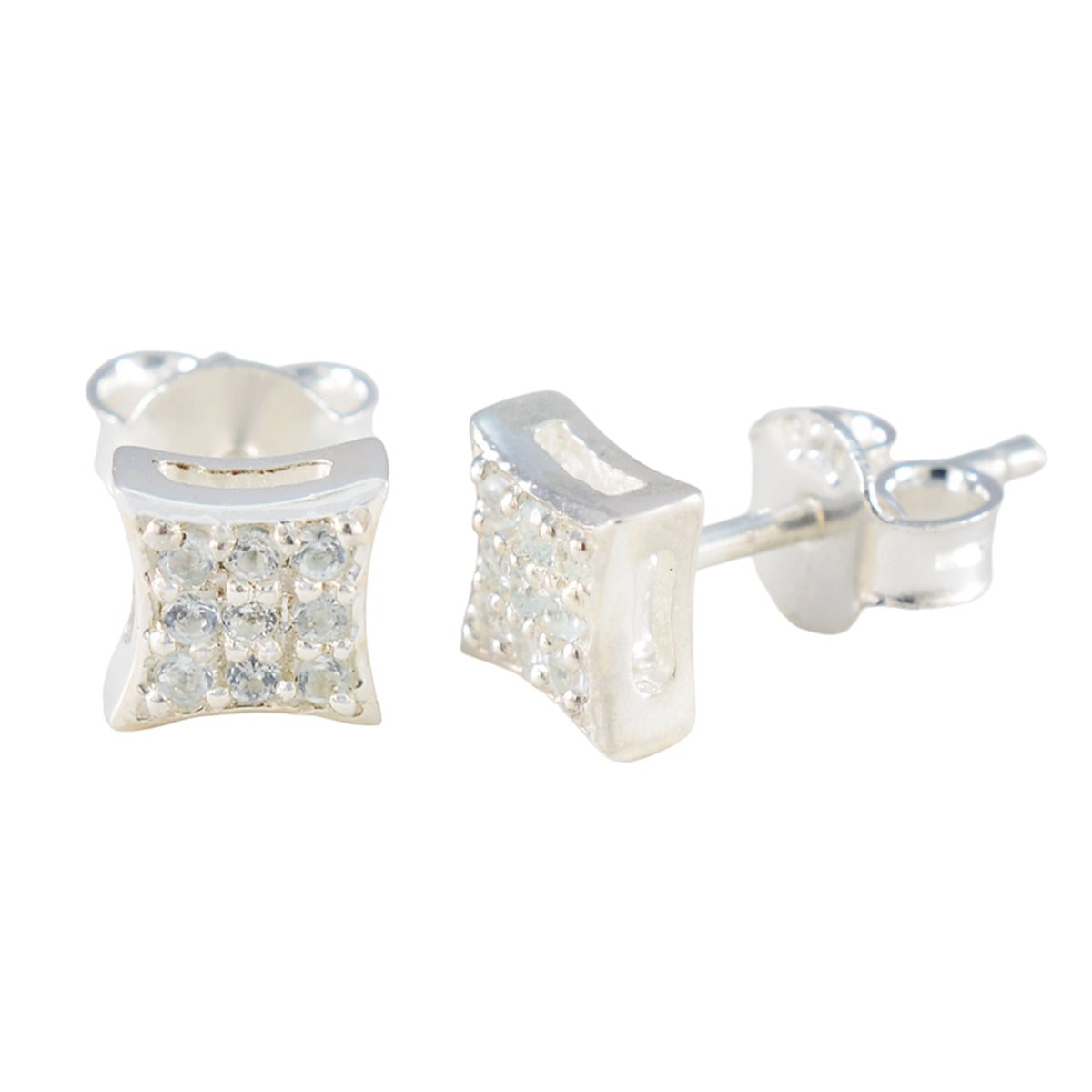 Victoria Blue Elegant multiple Stud Earring