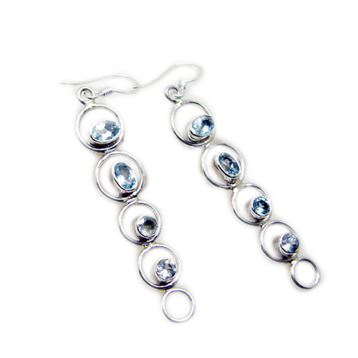 Agustina Blue Featherlight multiple Dangle Earring
