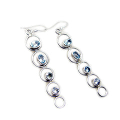 Agustina Blue Featherlight multiple Dangle Earring