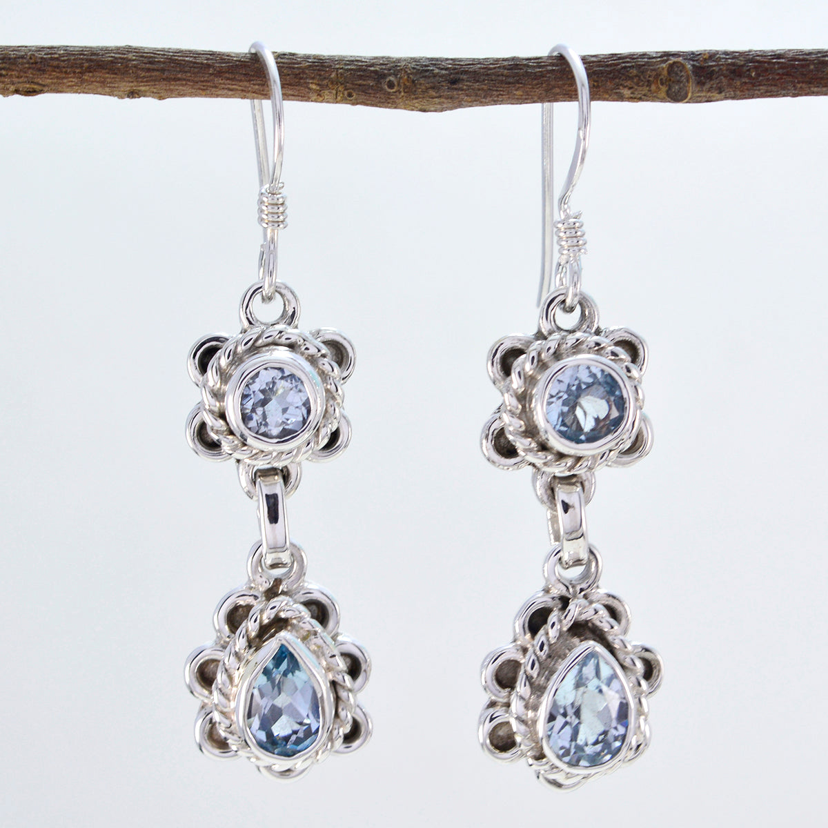 Alejandra Blue Classic multiple Dangle Earring
