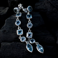 Andrea Blue Tiny multiple Stud Earring