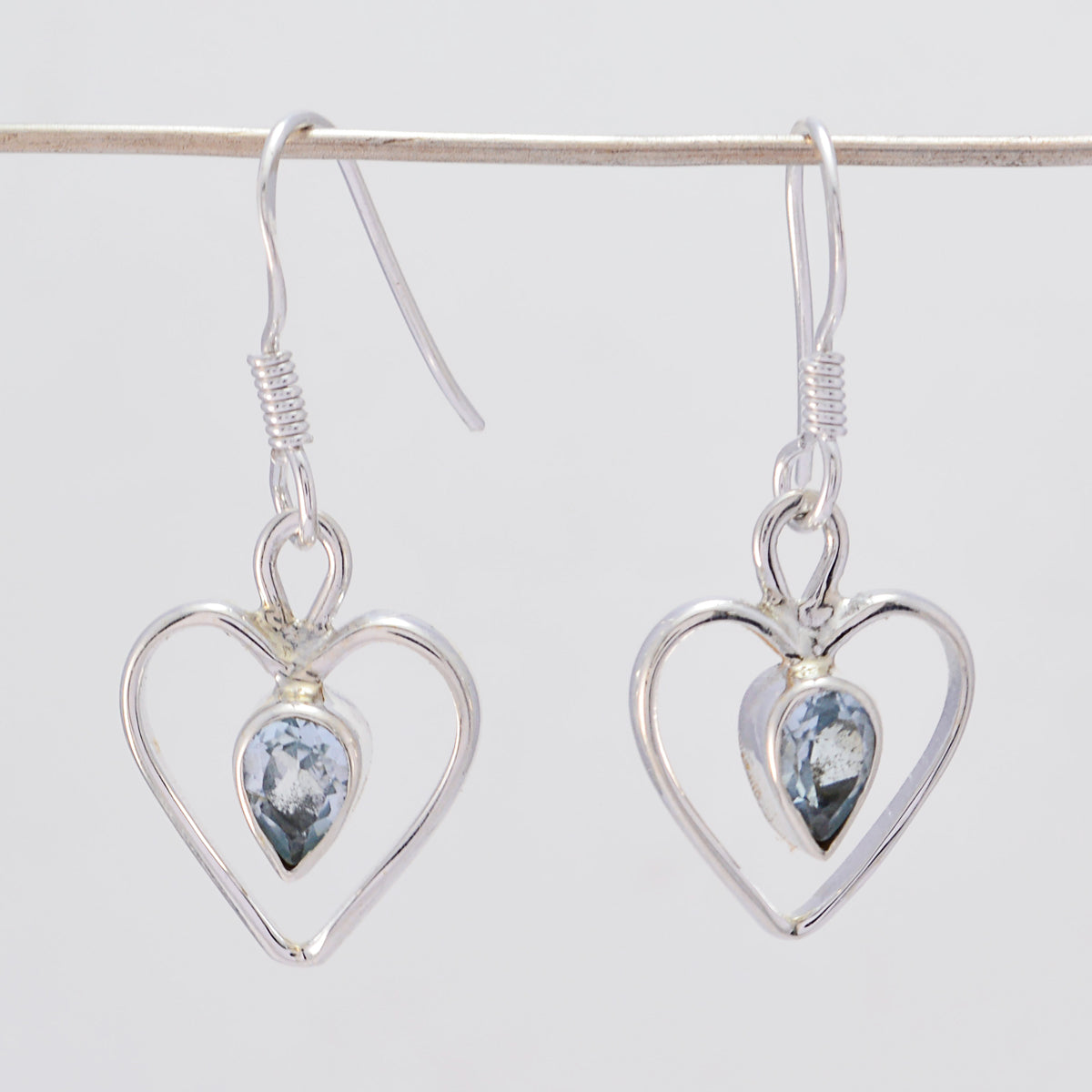 Ines Blue Delicate multiple Dangle Earring