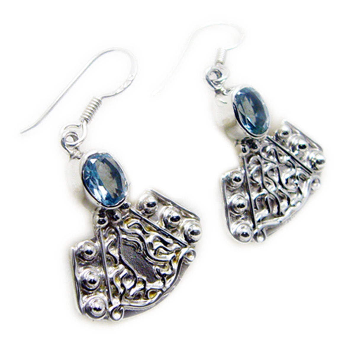 Carolina Blue Dainty multiple Dangle Earring