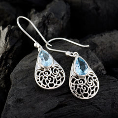 Ivy Blue Featherlight Solitaire Dangle Earring