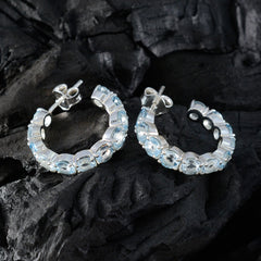 Florencia Blue Slim multiple Stud Earring