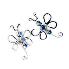 Victoria Blue Dainty multiple Stud Earring