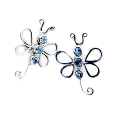Victoria Blue Dainty multiple Stud Earring