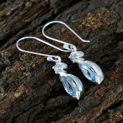 Milagros Blue Dainty multiple Dangle Earring