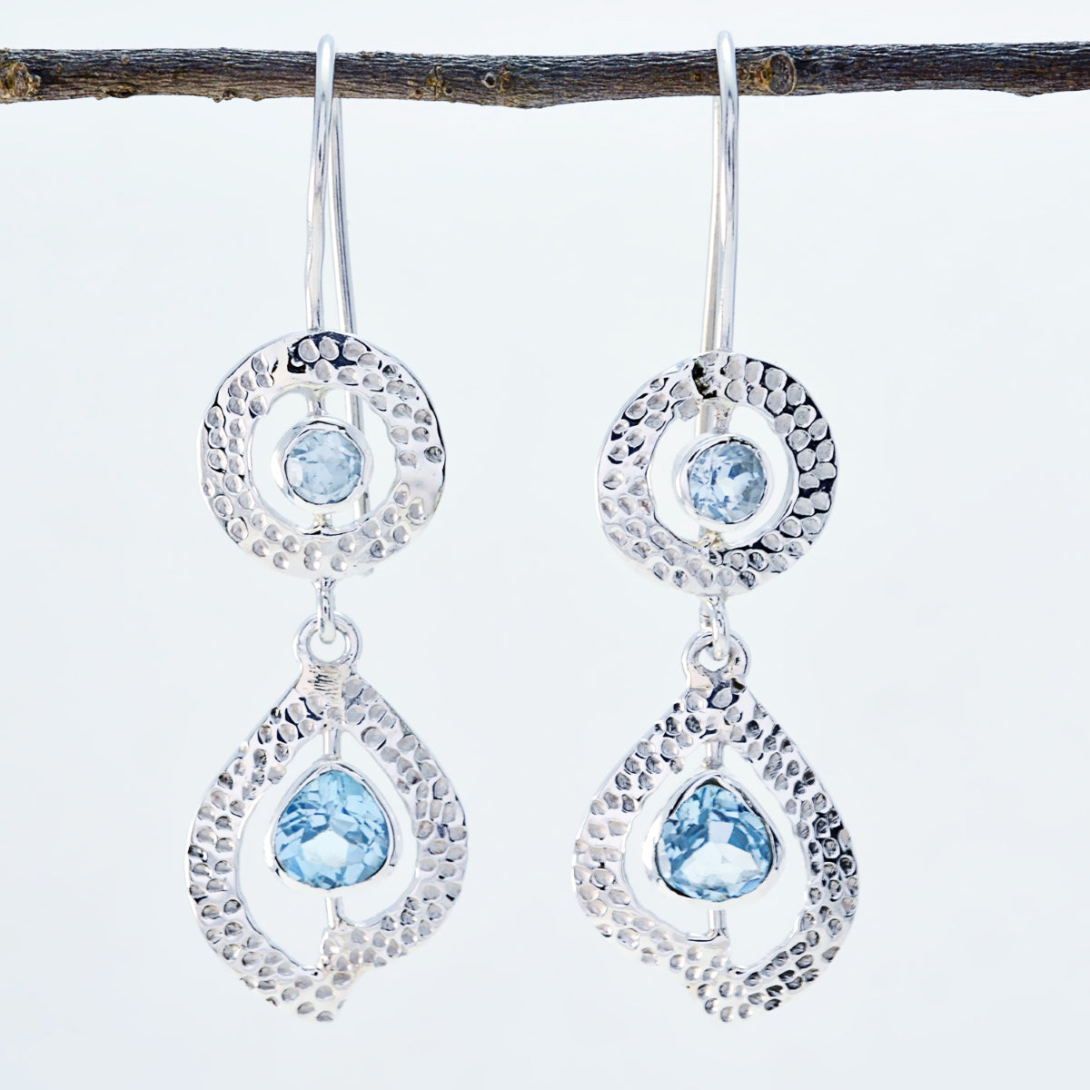 Natalie Blue Mid weight multiple Dangle Earring