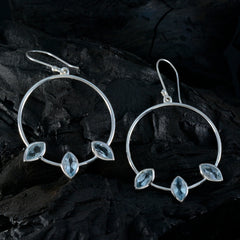Lili Blue Minimal Trilogy Dangle Earring