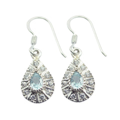 Agnes Blue Dainty multiple Dangle Earring Blue Topaz Blue Dangle