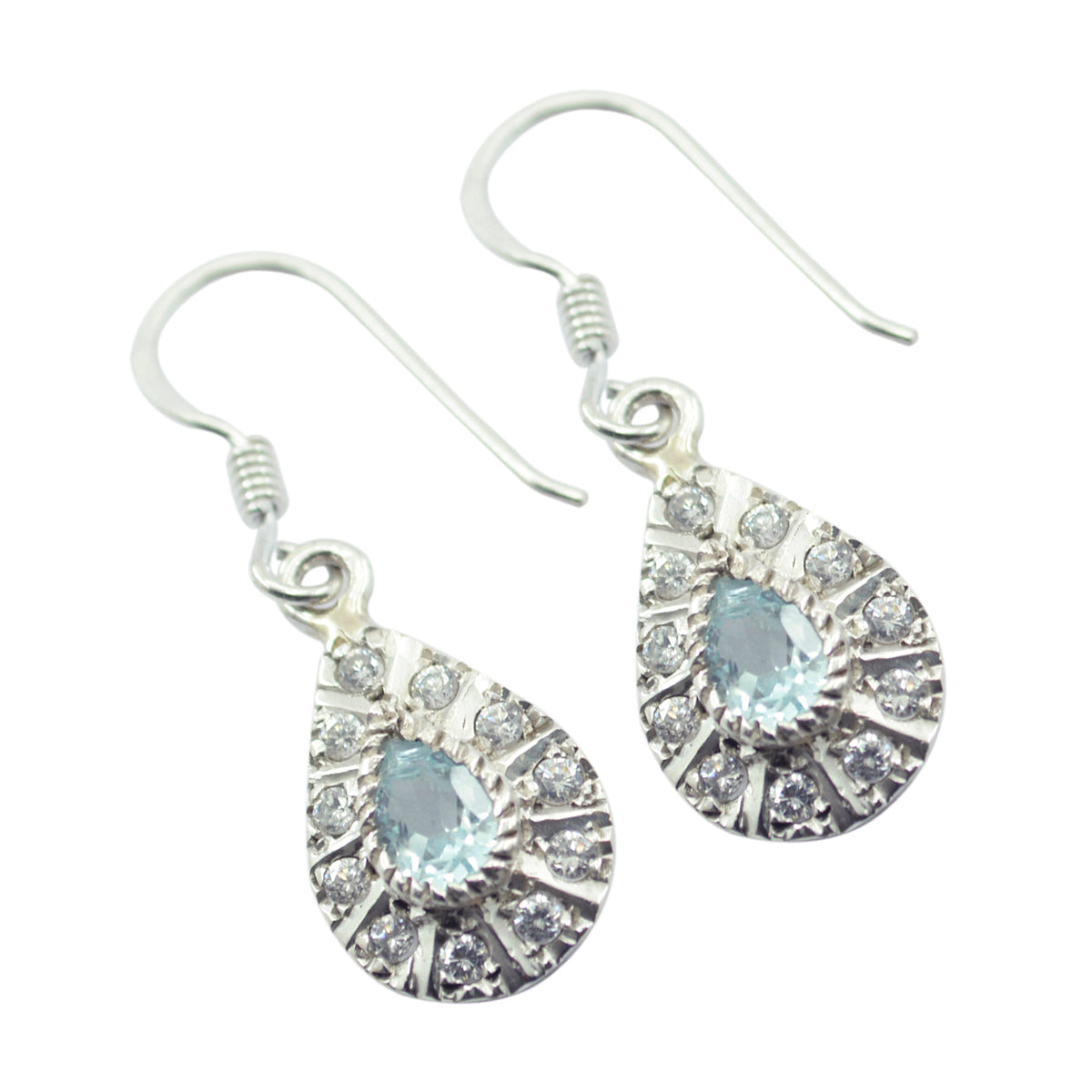 Agnes Blue Dainty multiple Dangle Earring