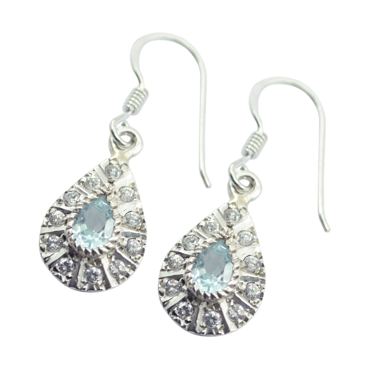 Agnes Blue Dainty multiple Dangle Earring
