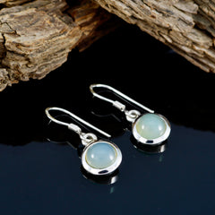 Audrey Blue Delicate Solitaire Dangle Earring