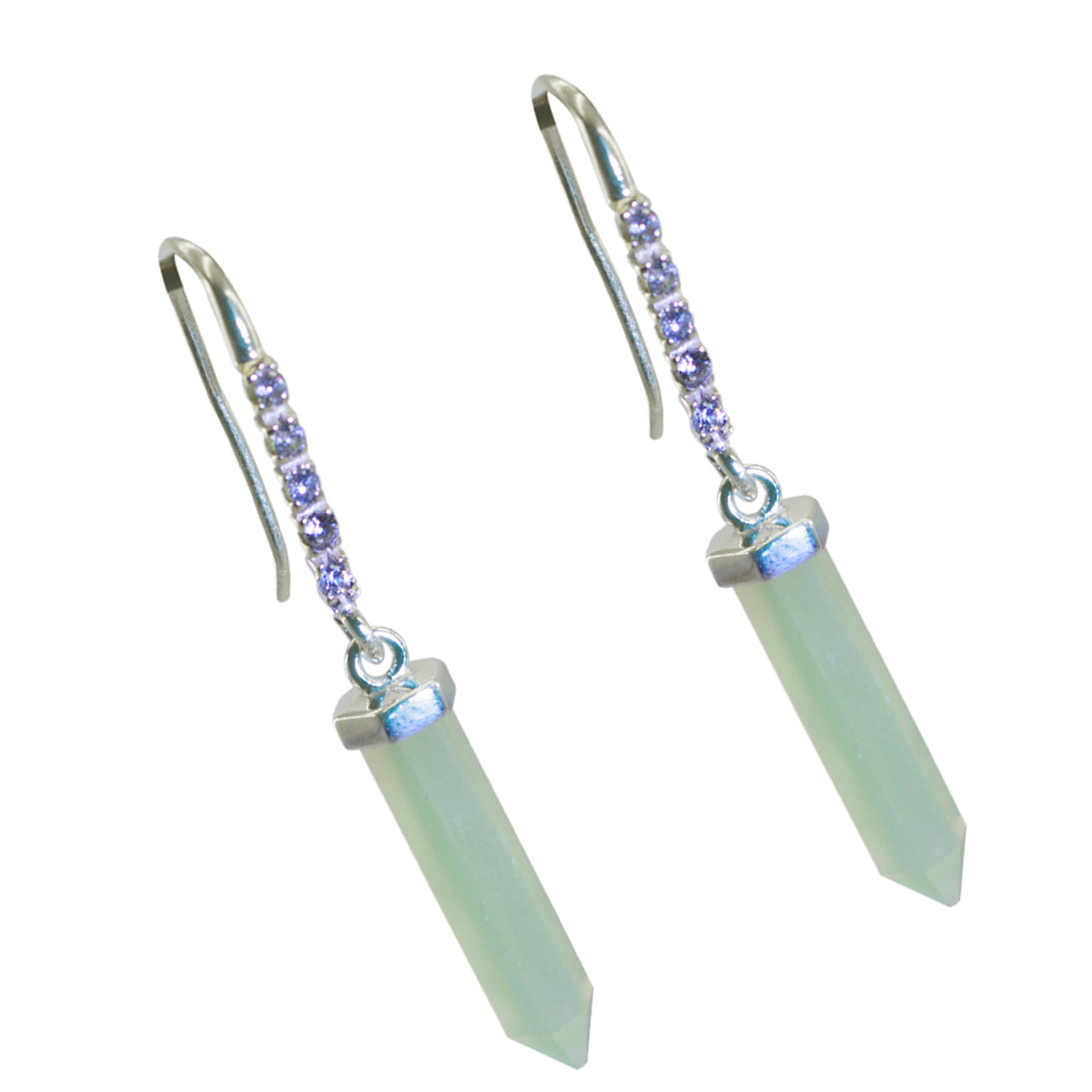 Aurora Blue Tiny multiple Dangle Earring