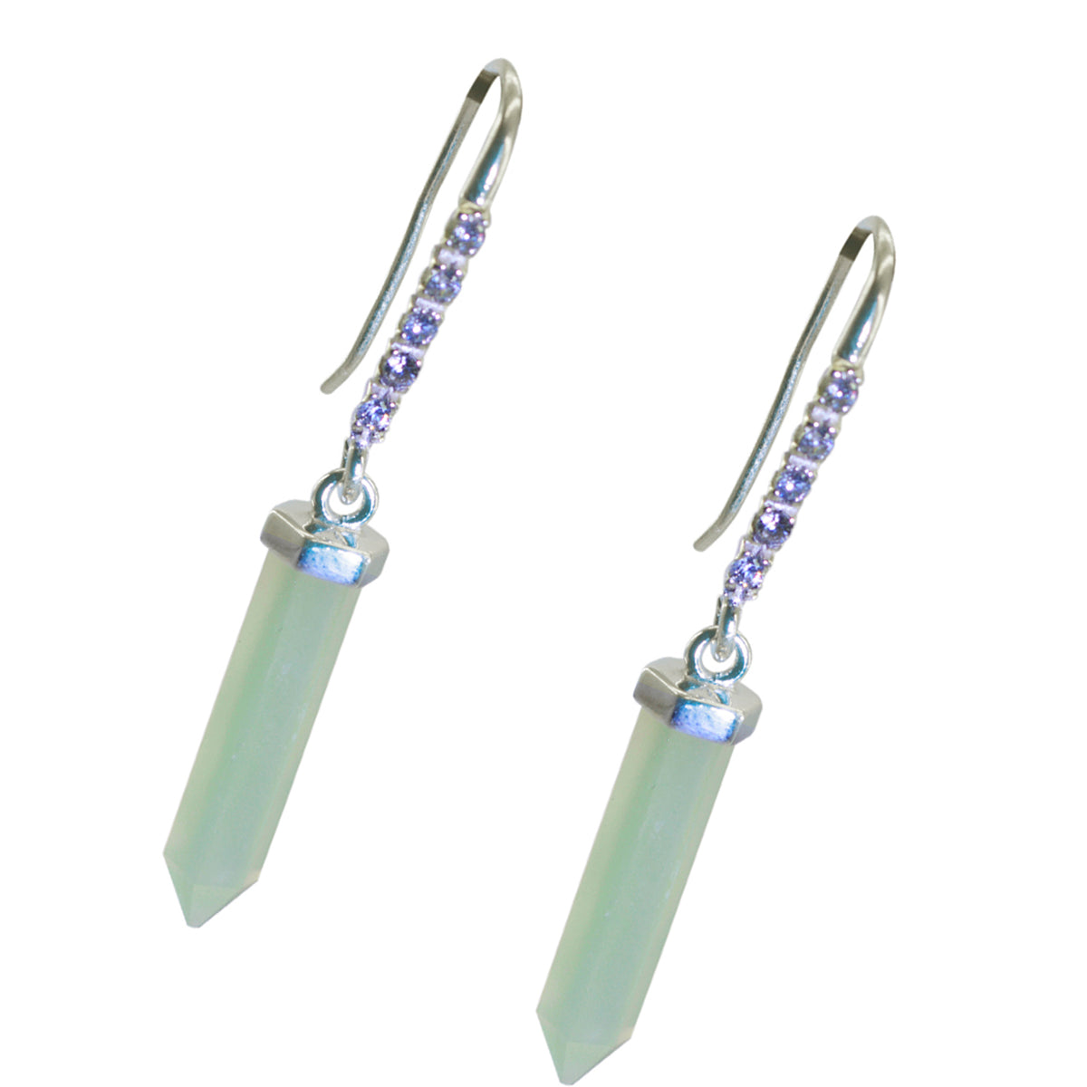 Aurora Blue Tiny multiple Dangle Earring