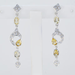 Zara Yellow Eye catching multiple Dangle Earring