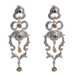 Natcha Yellow Edgy multiple Stud Earring