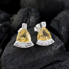 Cecilia Yellow Tiny multiple Stud Earring