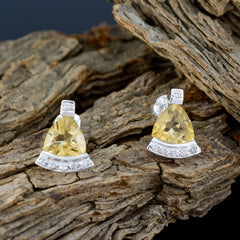Cecilia Yellow Tiny multiple Stud Earring