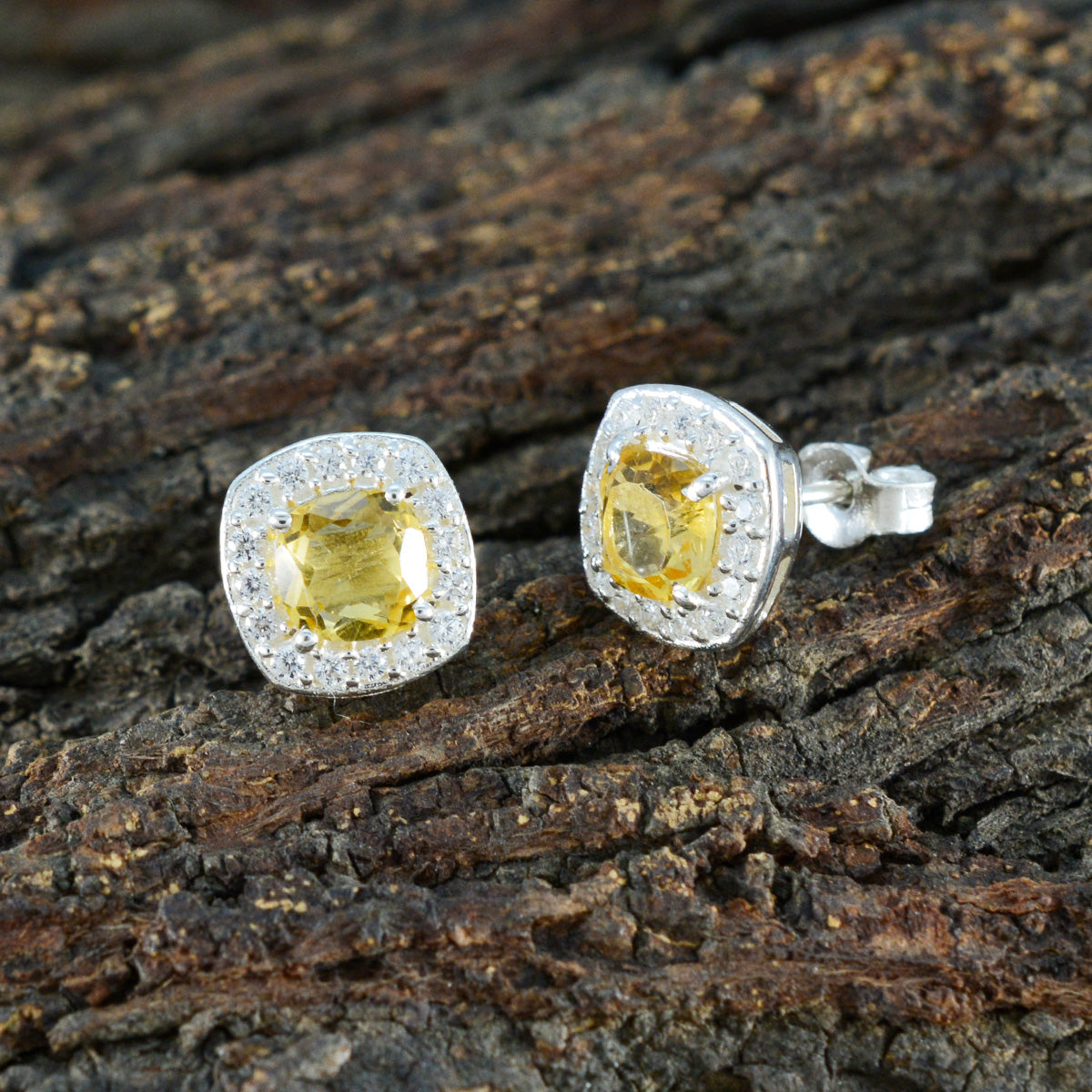 Sara Yellow Delicate multiple Stud Earring