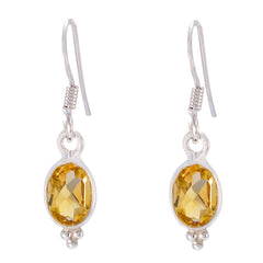 Aaliyah Yellow Elegant multiple Dangle Earring Citrine Yellow Dangle