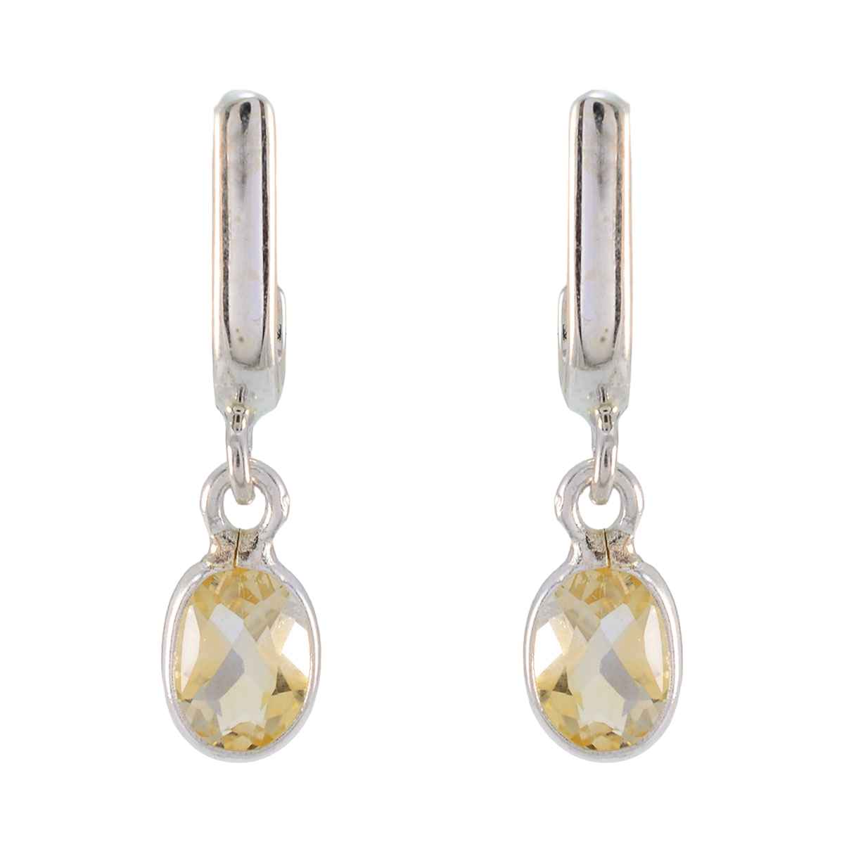 Clara Yellow Elegant multiple Stud Earring Citrine Yellow Stud