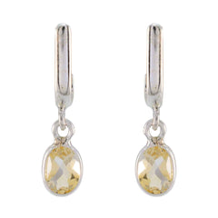 Clara Yellow Elegant multiple Stud Earring Citrine Yellow Stud