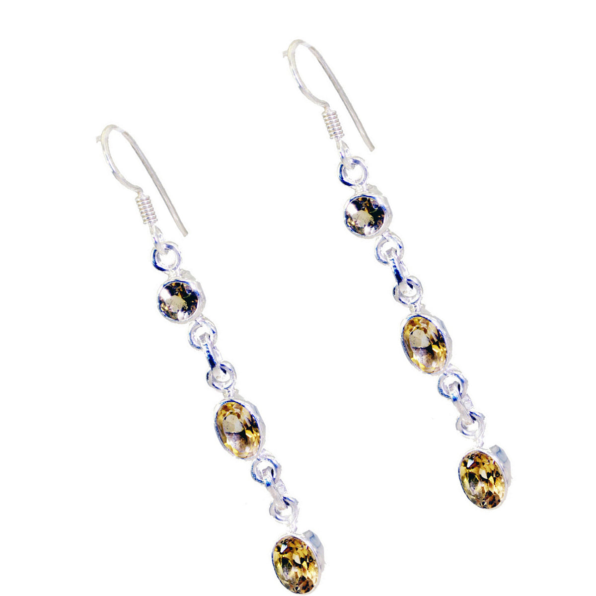 Eleanor Yellow Dainty multiple Dangle Earring