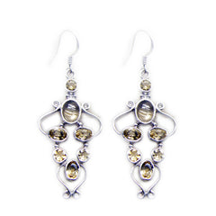 Yasmin Yellow Featherlight multiple Dangle Earring Citrine Yellow Dangle