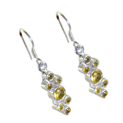 Ellie Yellow Featherlight multiple Dangle Earring