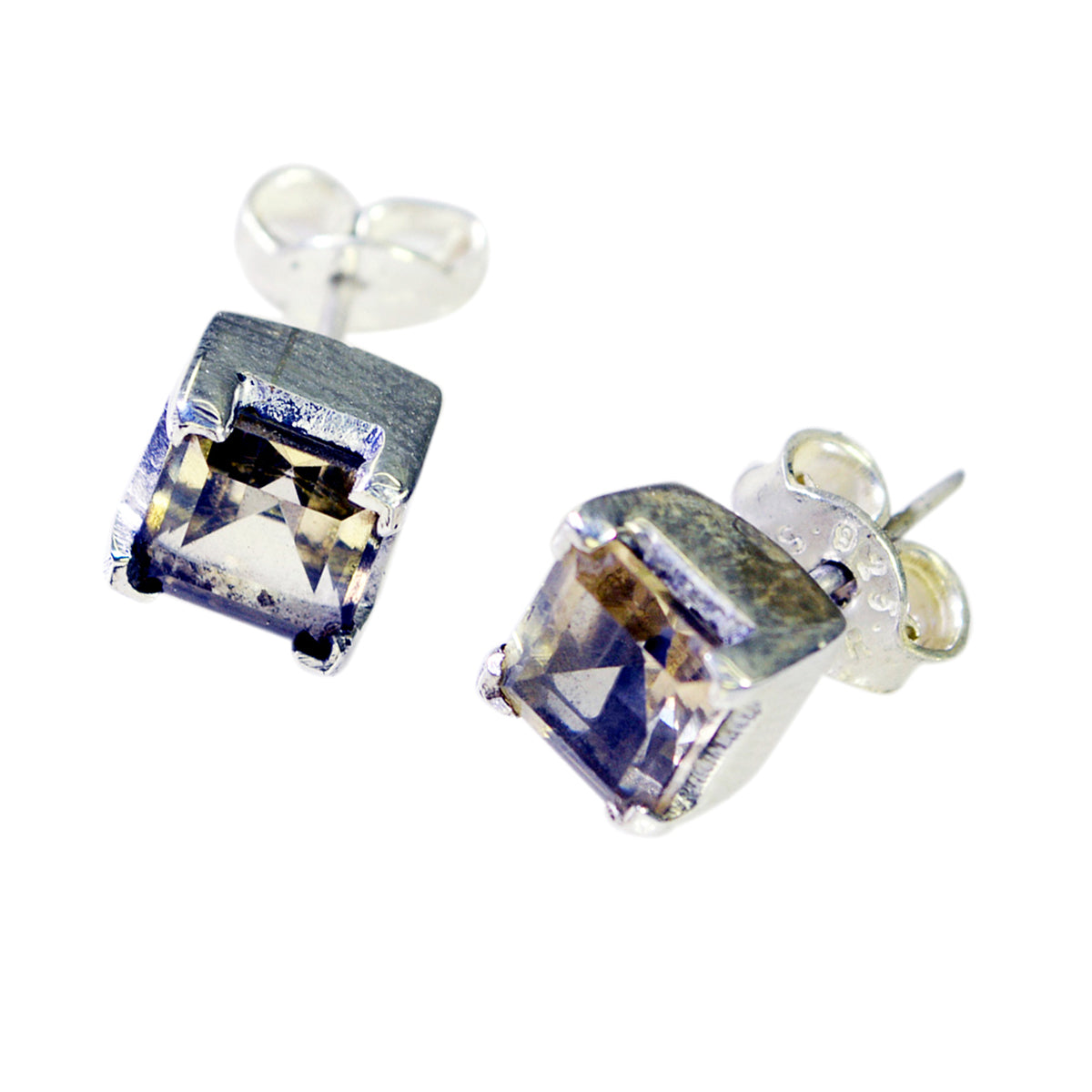 Olivia Yellow Delicate Solitaire Stud Earring