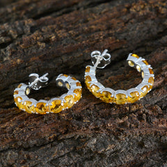 Gabriela Yellow Slim multiple Stud Earring