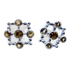 Tereza Yellow Featherlight multiple Stud Earring Citrine Yellow Stud