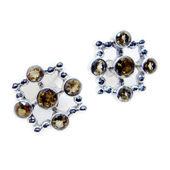 Tereza Yellow Featherlight multiple Stud Earring
