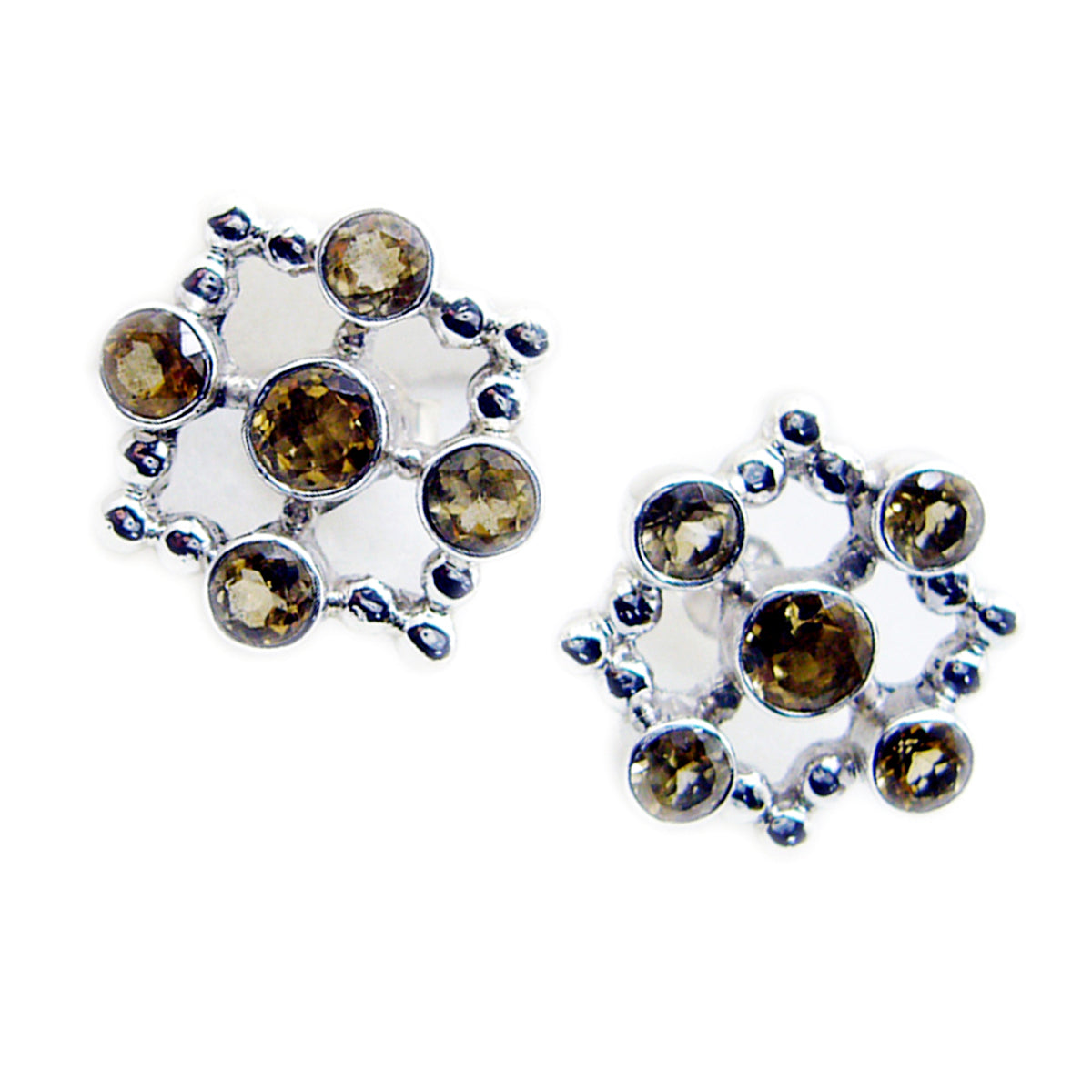 Tereza Yellow Featherlight multiple Stud Earring