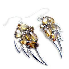 Victoria Yellow Mid weight multiple Dangle Earring