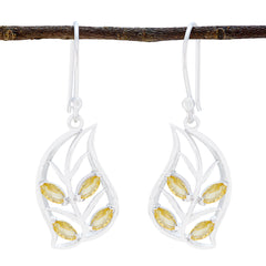Josephine Yellow Minimal multiple Dangle Earring Citrine Yellow Dangle