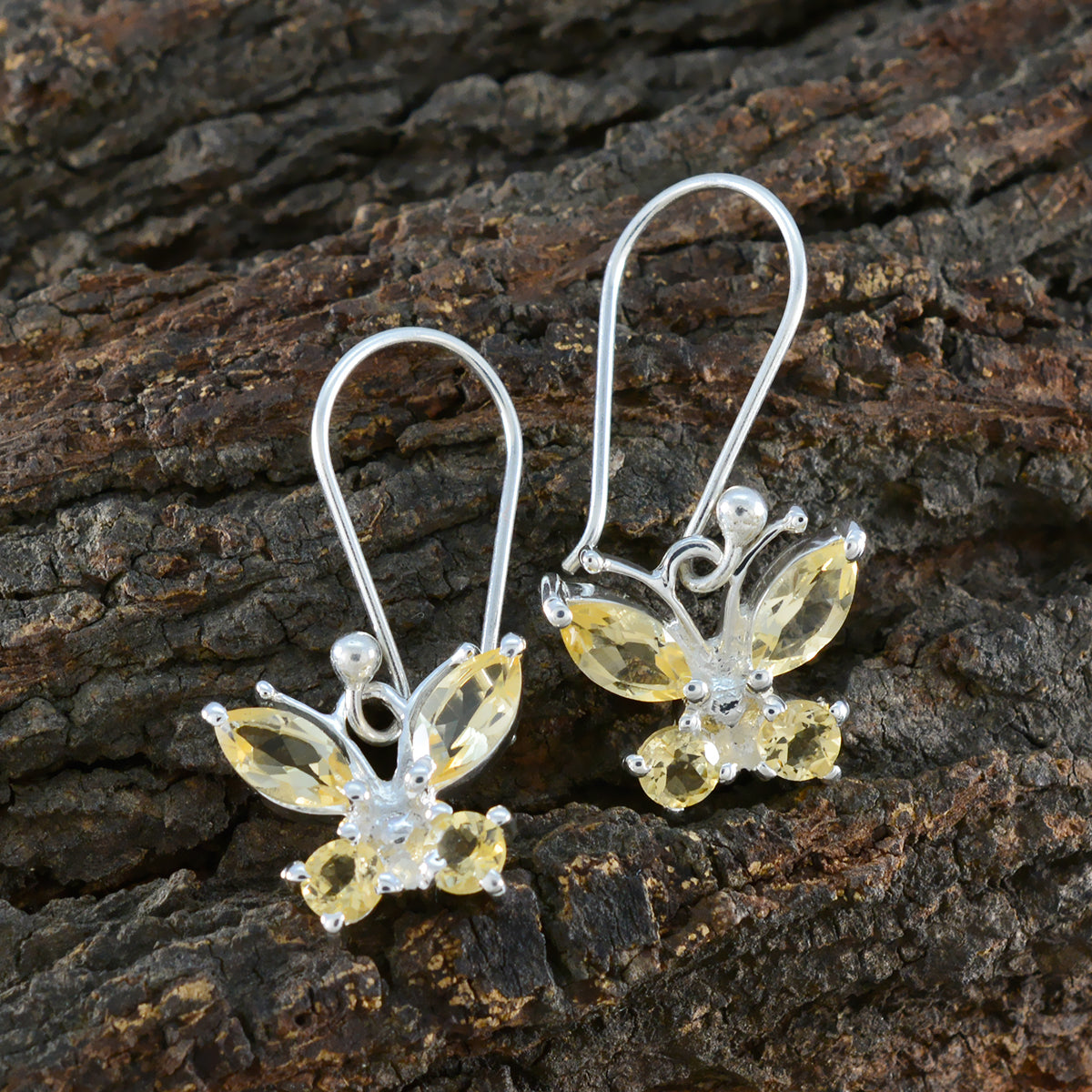Eva Yellow Dainty multiple Dangle Earring