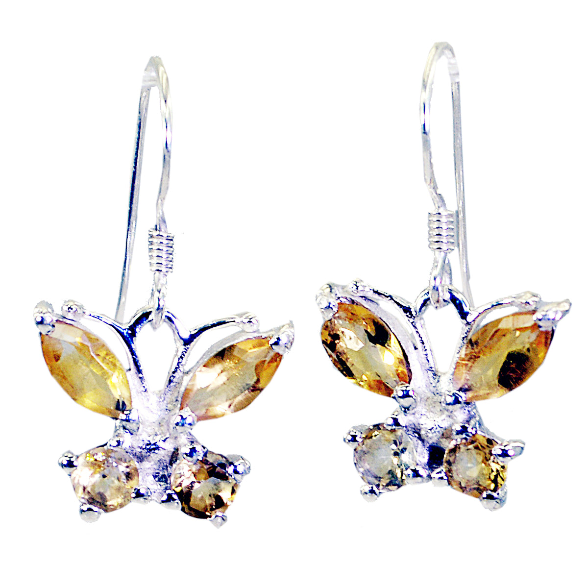 Eva Yellow Dainty multiple Dangle Earring