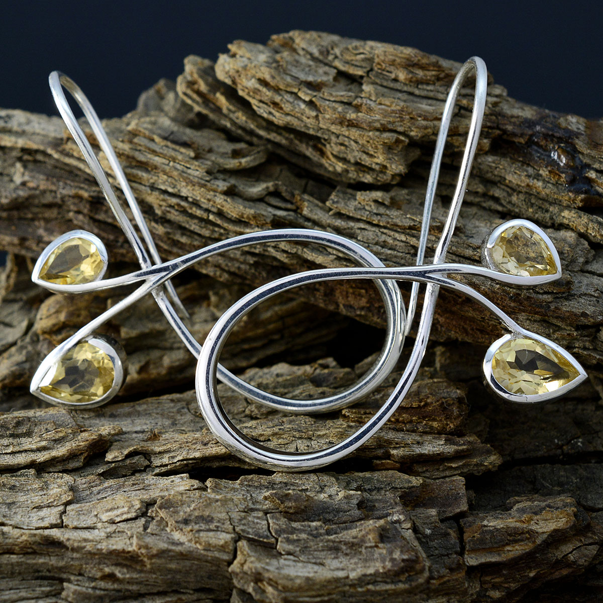 Zoey Yellow Eye catching multiple Dangle Earring