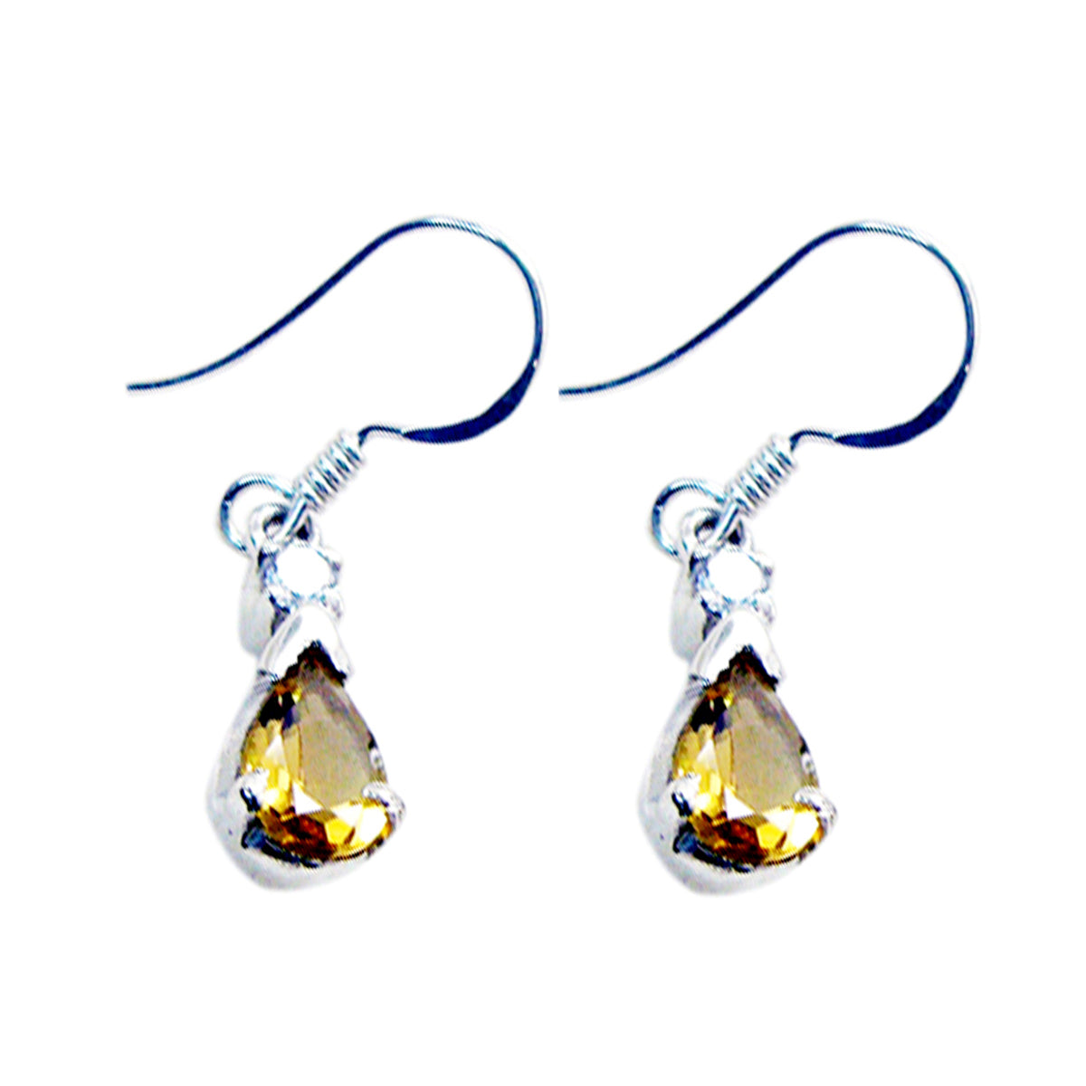 Isla Yellow Delicate multiple Dangle Earring Citrine Yellow Dangle