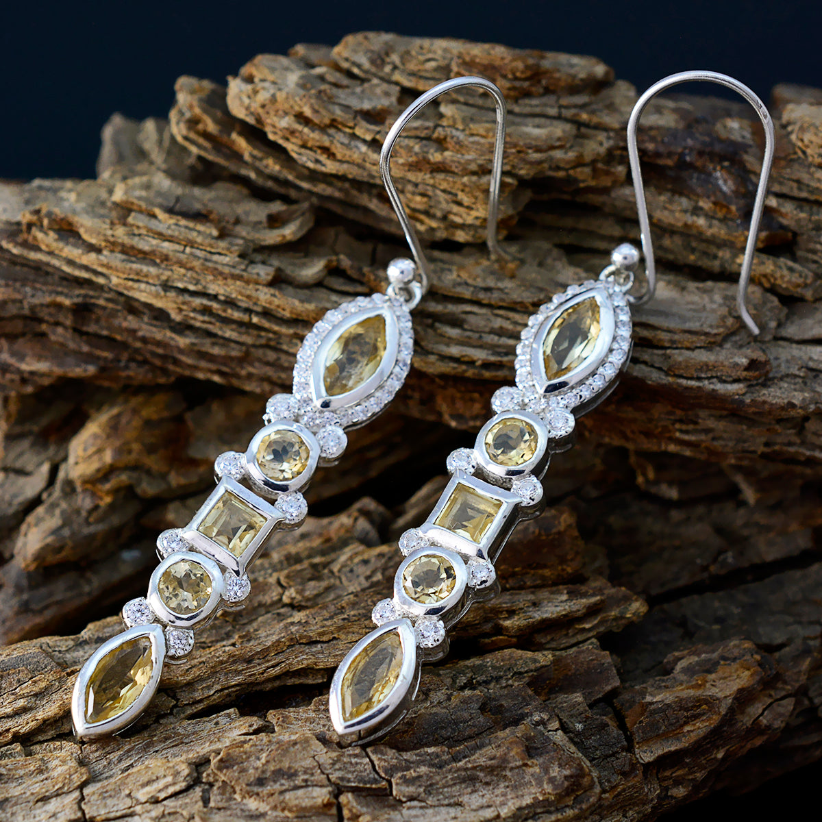Aiko Yellow Classic multiple Dangle Earring
