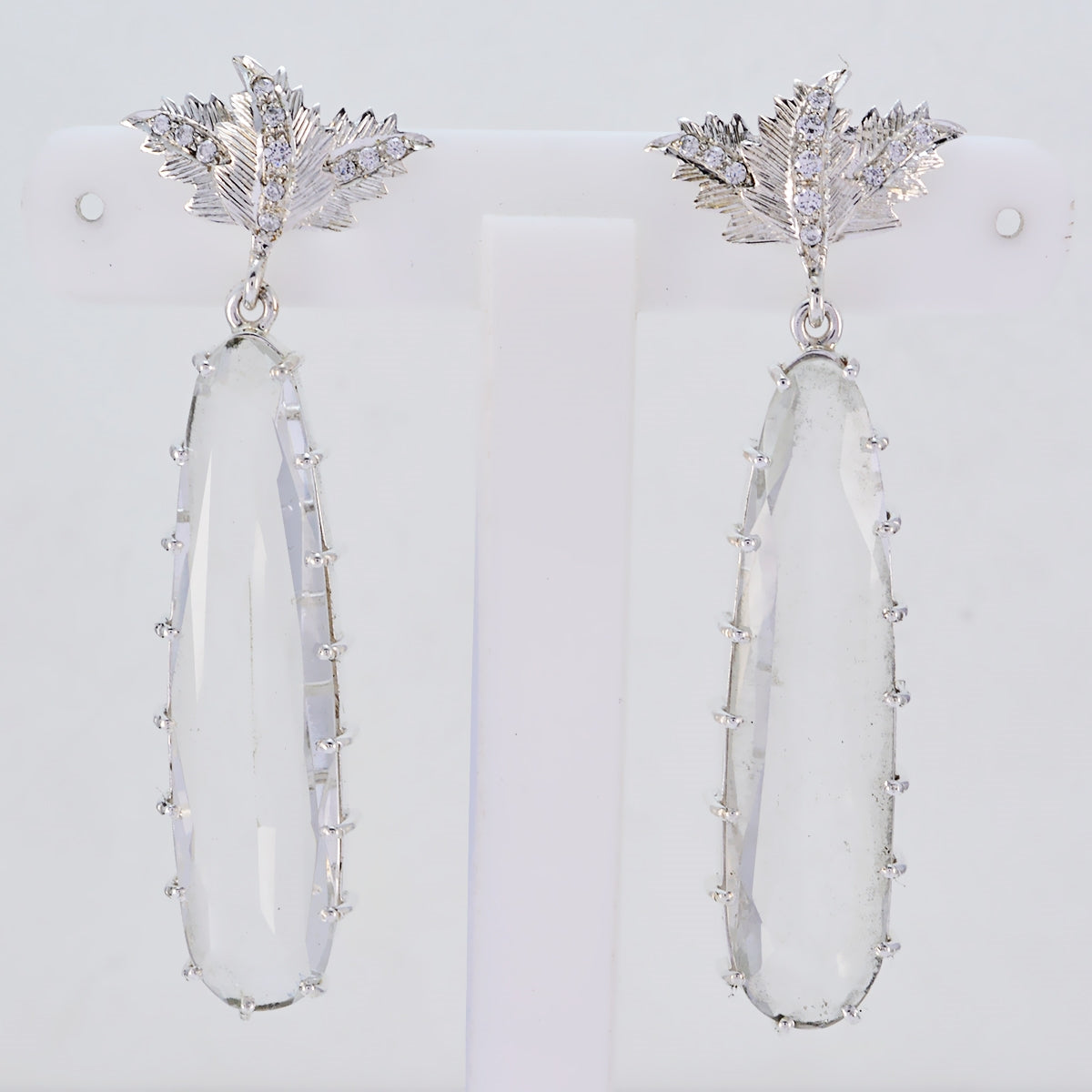 Zara White Chunky multiple Stud Earring