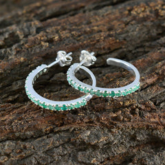 Charlotte Green Slim multiple Stud Earring