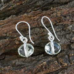 Lily Green Dainty Solitaire Dangle Earring