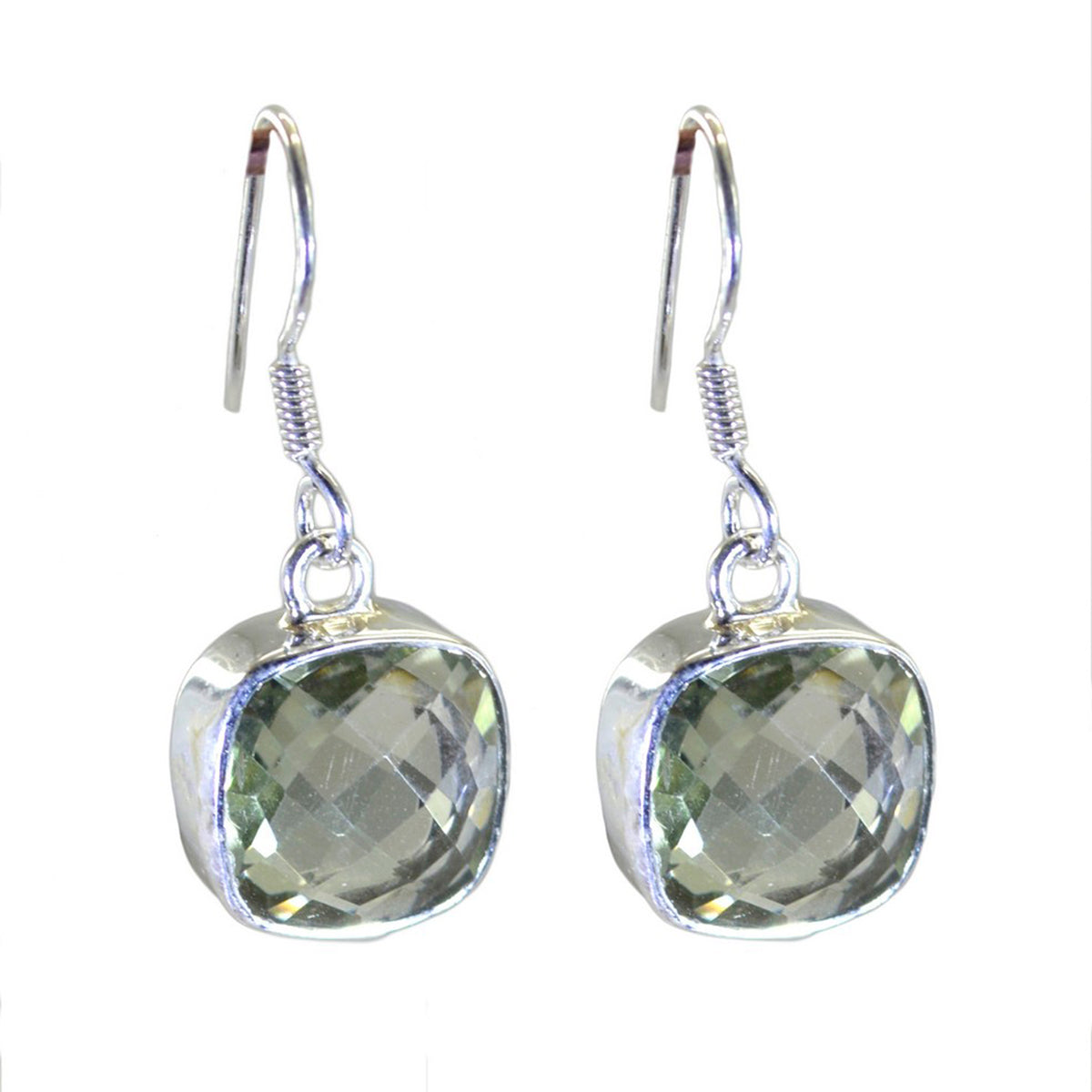 Seo yeon Green Elegant multiple Dangle Earring Green Amethyst Green Dangle